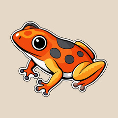 funny frog cartoon
