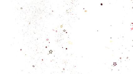 Twinkling Yuletide Skies: Breathtaking 3D Illustration of Falling Christmas Starlights