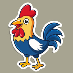 hen and rooster