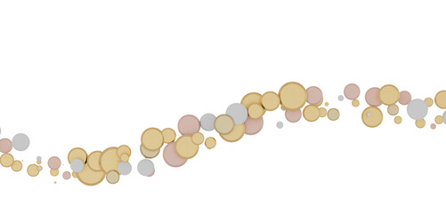 Glittering Triumph: Mind-Blowing 3D Illustration of gold  Confetti Celebration