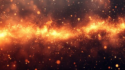 Fototapeta premium Abstract fiery stream