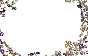 percent sign percentage icon interest rate