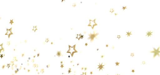 Sparkling gold stars on white. Perfect for holidays, celebrations, and more!