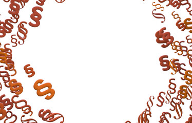 Symbol of Law and Justice 3d