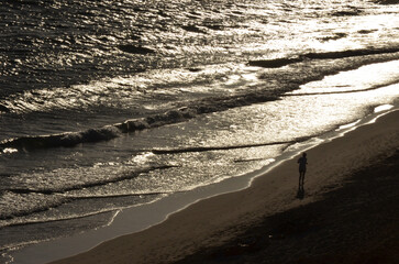 Spazierg&auml;nger am Meer