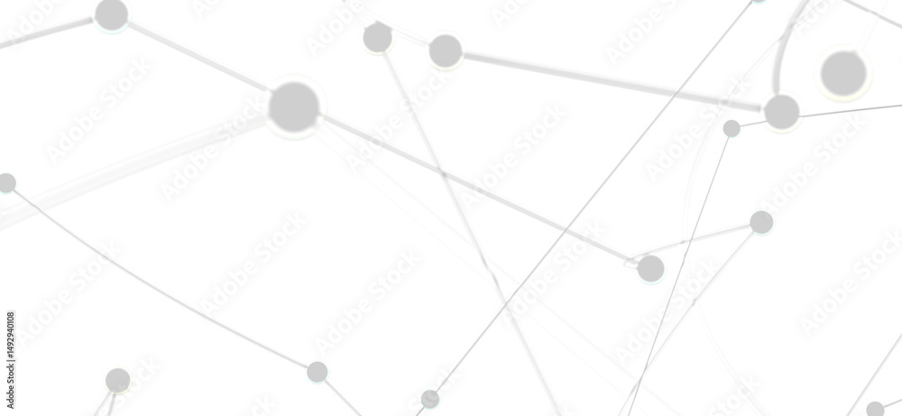 Poster Clean, modern network connection background. Ideal for tech, data, and communication concepts.
