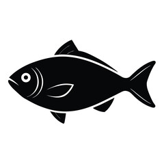 fishmonger element isolated frozen fish on white background 