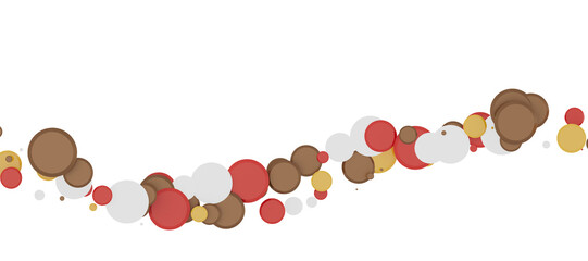 Confetti, paper triangle on the floor, fancy, colorful, celebration party