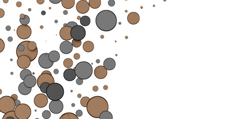 silver confetti explosion festive background