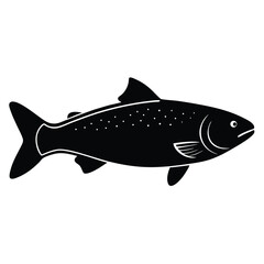 fishmonger element isolated salmon fillet on white background 