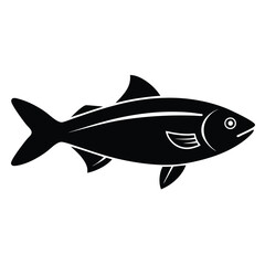 fishmonger element isolated smoked fish on white background 