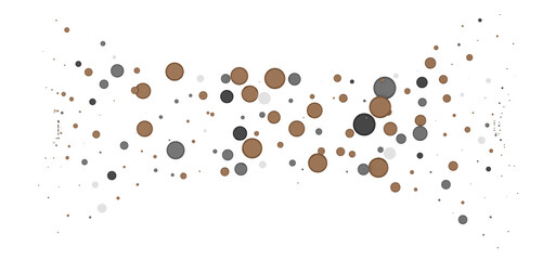  Multicolored confetti on white