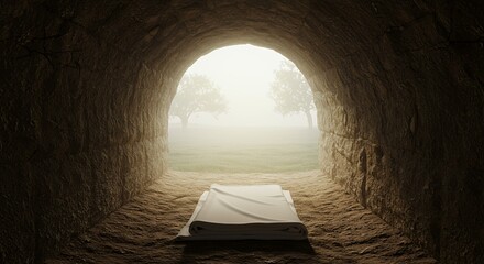 Empty Tomb with Cloth