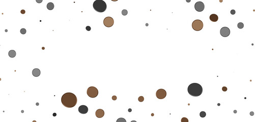  Multicolored confetti on white