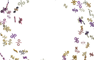 sale digital percent in transparent