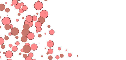 confetti png. red confetti falls from the sky.