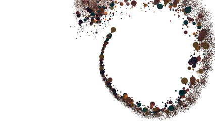 confetti png. Gold confetti falls from the sky. Glittering confetti on a transparent background. Holiday