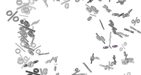 Blurred sale background. 3d