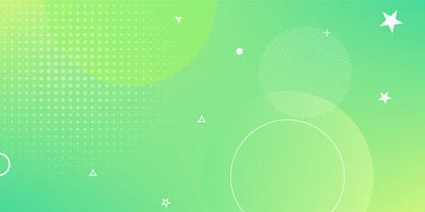 Light yellow and green abstract geometric background with gradient colors and circular shapes. Perfect for modern designs, posters, banners, wallpapers, and digital projects.