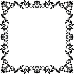 Border Ornament Wedding Vintage Floral Vector Collection