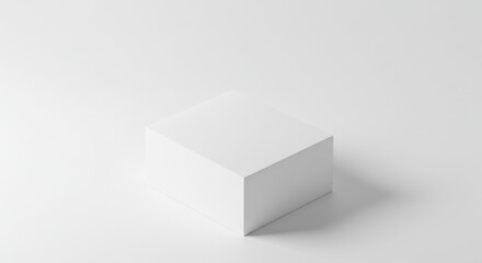 White Box on White Background
