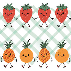  funny cartoon fruts