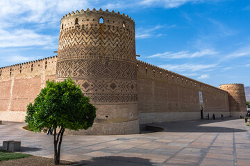 The Persian citadel, the Arg of Karim Khan at Shiraz, Iran