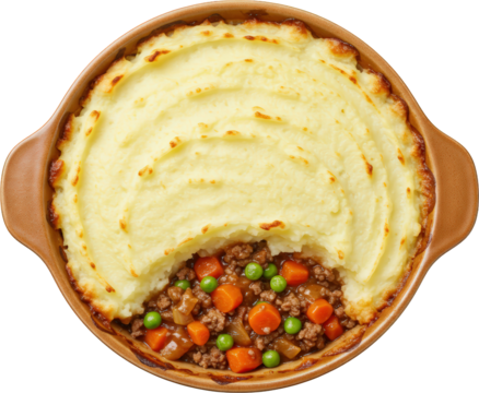 Delicious Creamy Mashed Potato Shepherd s Pie with Ground Beef and Vegetables