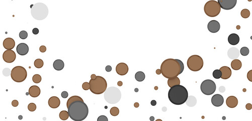  Colorful confetti on white background