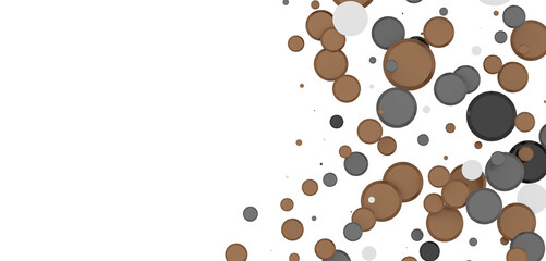  Multicolored confetti on white