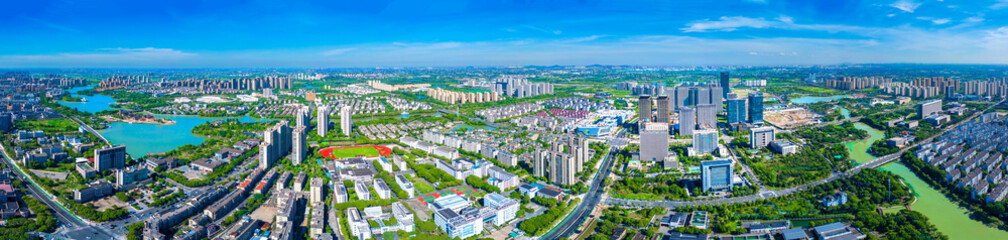 Obraz premium Pinghu City, Jiaxing, Zhejiang Province, China
