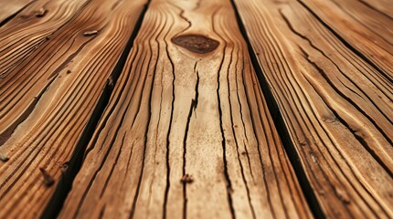 Wood Planks Texture: Rich Brown Wooden Background