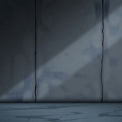 White Concrete Wall: Minimalist Texture with Subtle Cracks