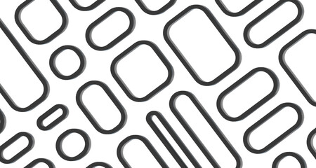 Multicolor abstract background banner of triangles , all the colors of the rainbow - Divider 3d