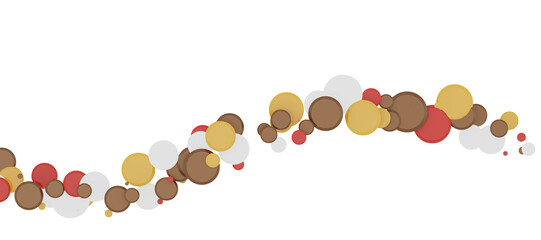 Confetti, paper triangle on the floor, fancy, colorful, celebration party