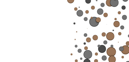  Multicolored confetti on white