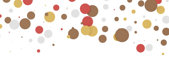 Multicolor confetti abstract background with a lot of falling pieces, isolated on a white background. Festive decorative tinsel element for design