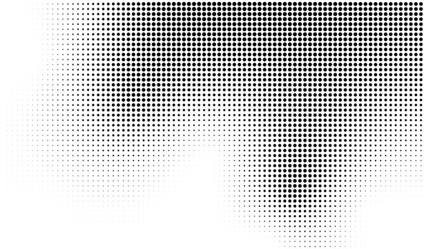 Abstract background with halftone noise. Vector stipple pointillism texture. Sand, grain gradient pattern on transparent background.	