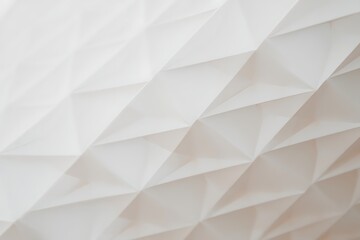 Fototapeta premium Abstract white geometric pattern background texture
