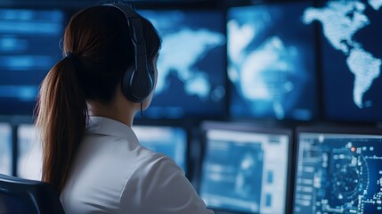 Operator monitoring maritime surveillance radar data