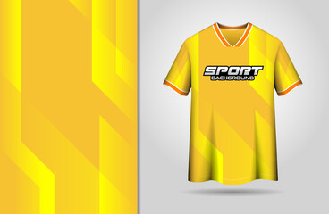 Sport jersey gradient yellow background