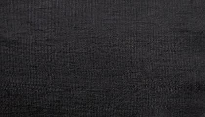 Fototapeta premium closeup texture of natural weave cloth in dark gray or black color fabric texture of natural cotton or linen textile material wide and long panoramic background