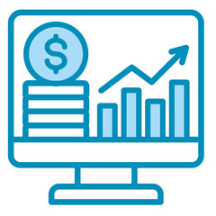 Cost Monitoring  Icon Element For Design