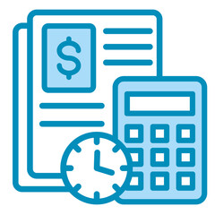 Cost Estimation Tool  Icon Element For Design	