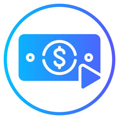video gradient icon