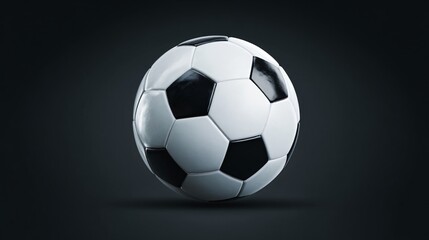 Obraz premium Soccer Ball on Transparent Background for Sports Design Projects