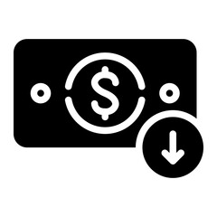 income glyph icon