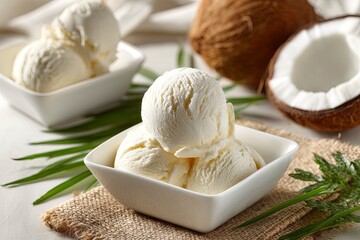 Creamy Coconut Ice Cream: A Refreshing Summer Treat