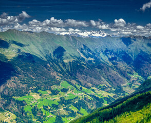 View on Hohen Tauern with Großglockner