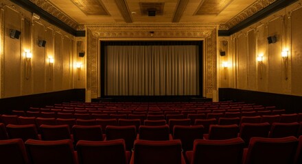 Empty movie theater interior (2)